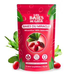 10 Baies du miracle lyophilisées - Miraculine