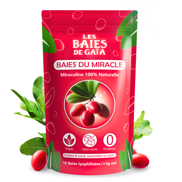 10 Baies du miracle lyophilisées - Miraculine